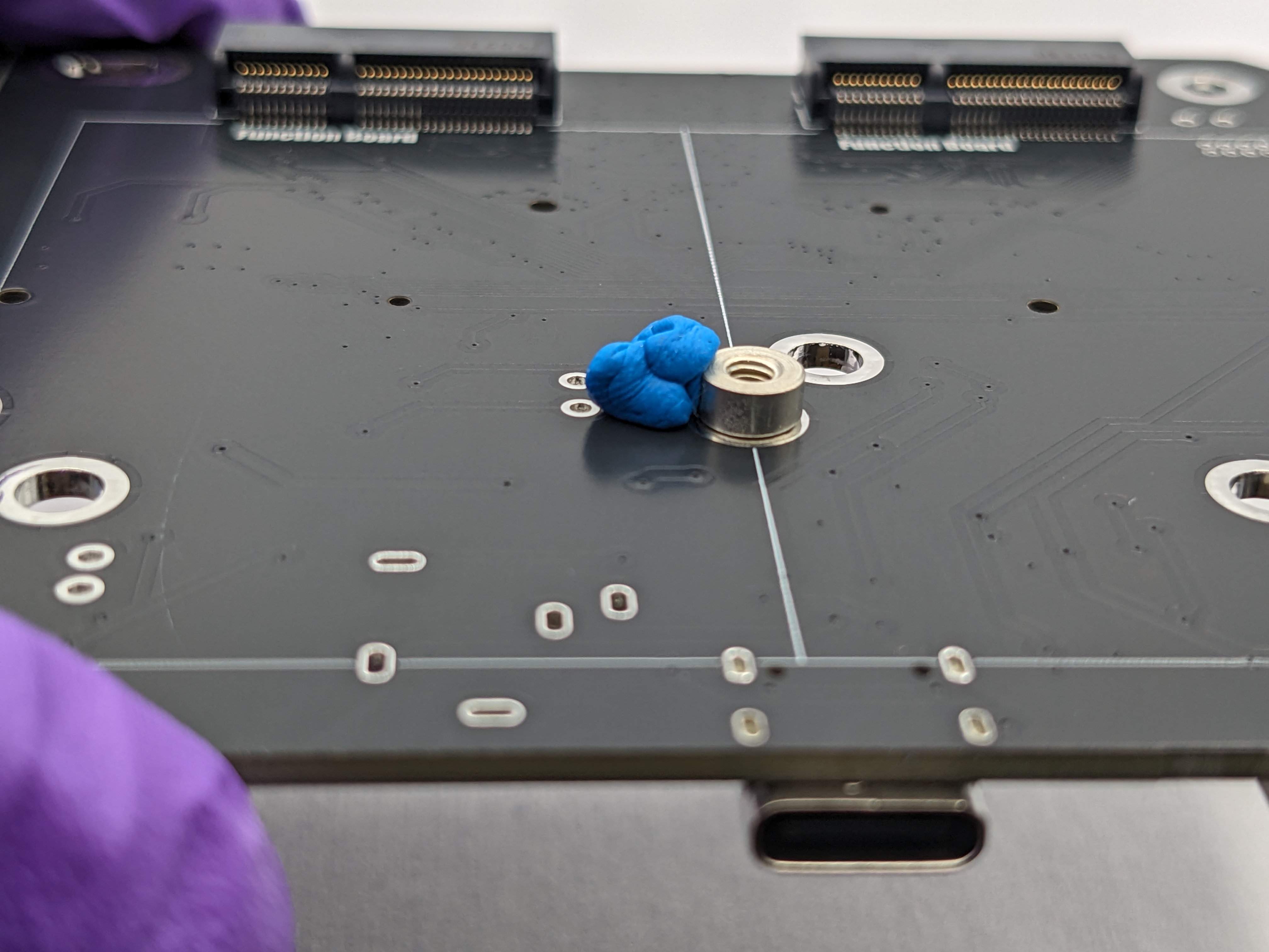 Standoff with Blu-Tak